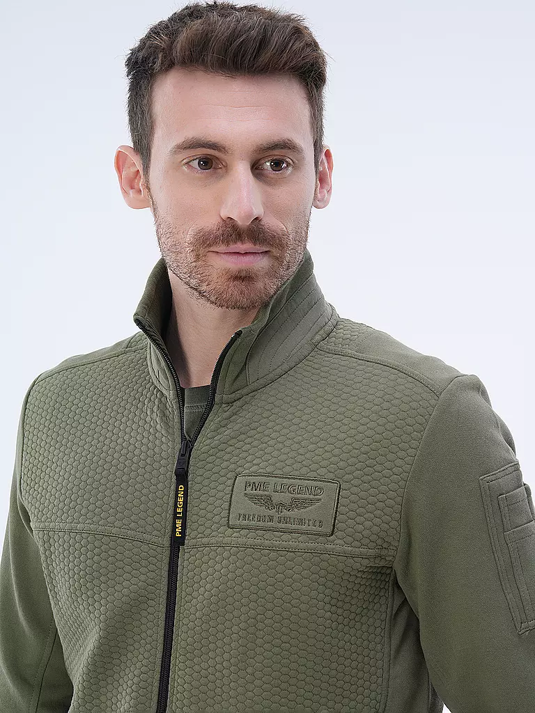 PME LEGEND Sweatjacke olive