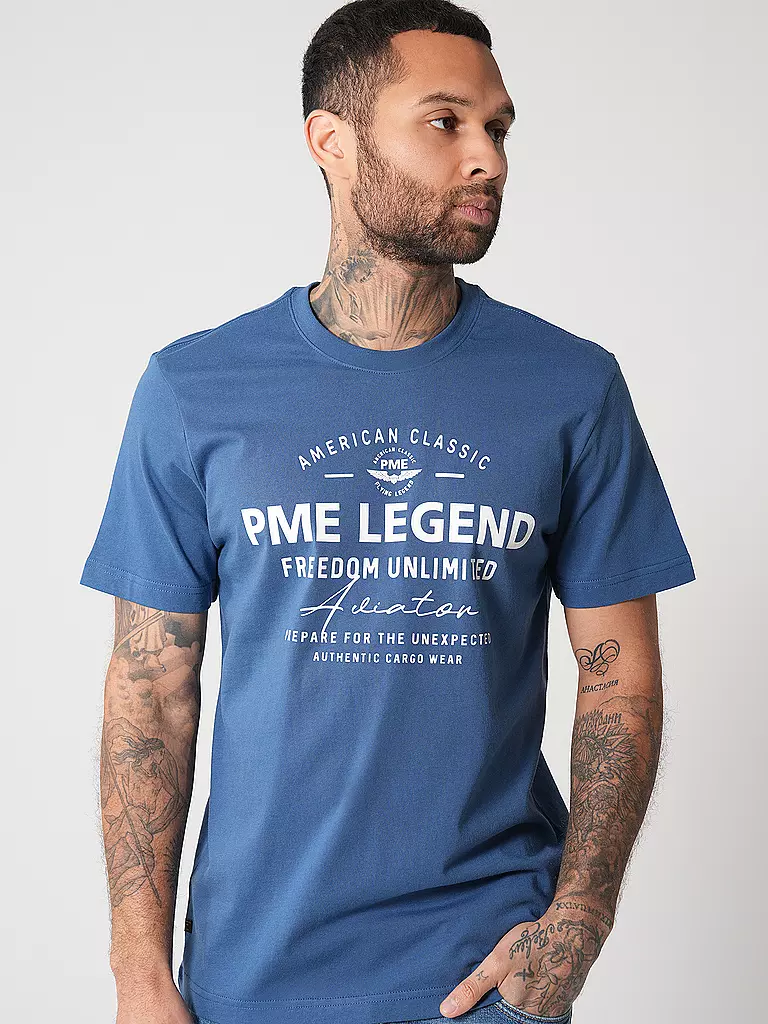 PME LEGEND | T-Shirt  | blau