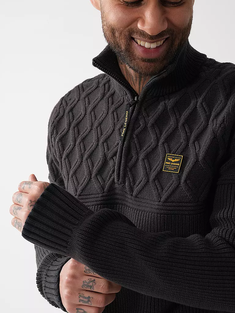 PME LEGEND | Troyer Pullover  | grau