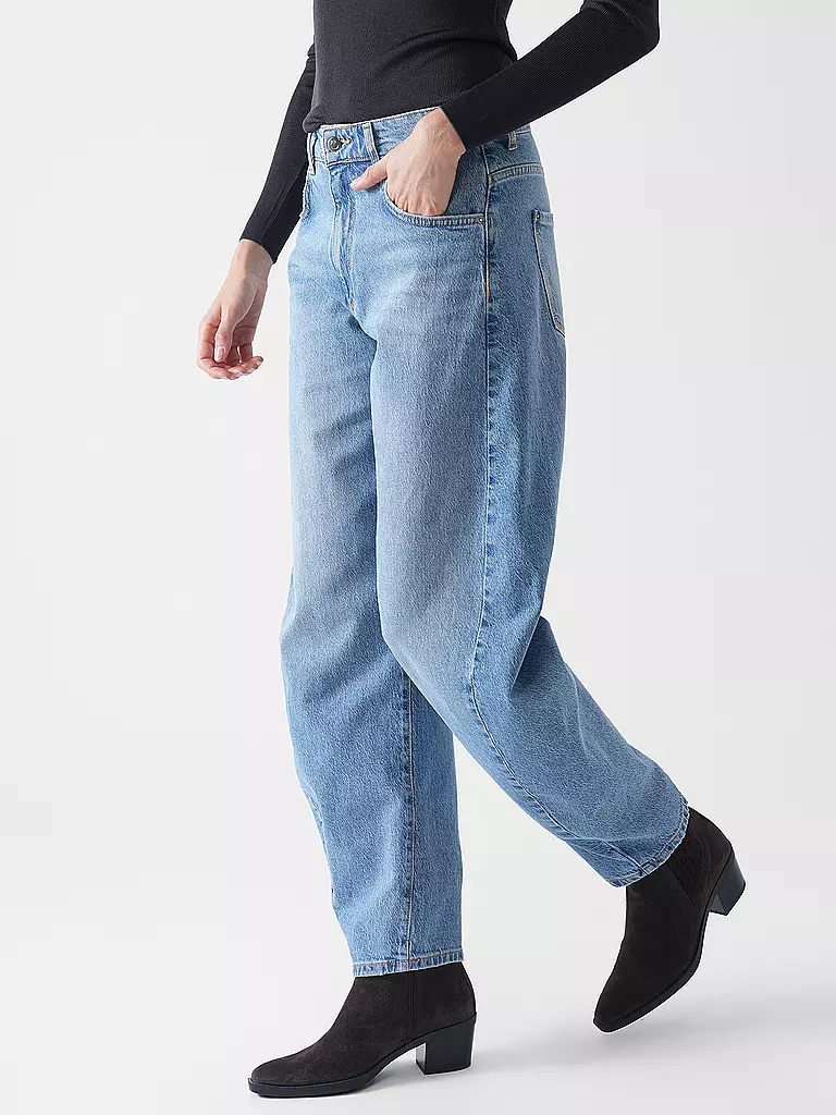 PNTS | Jeans Balloon Fit 05_THE O SHAPE | hellgrau