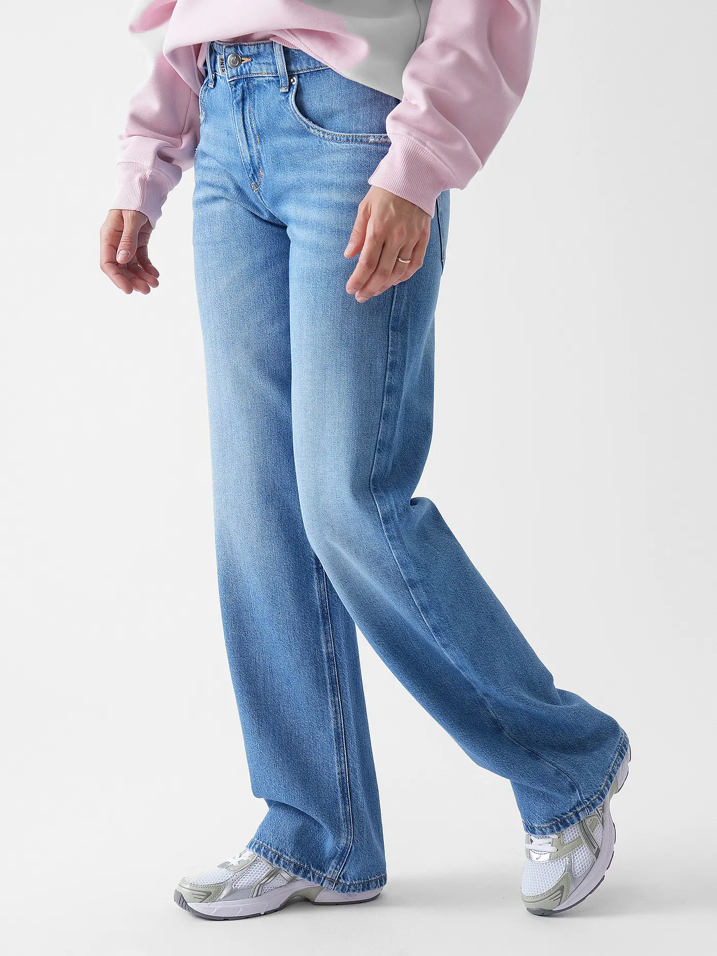 PNTS | Jeans Straight Fit  | hellblau