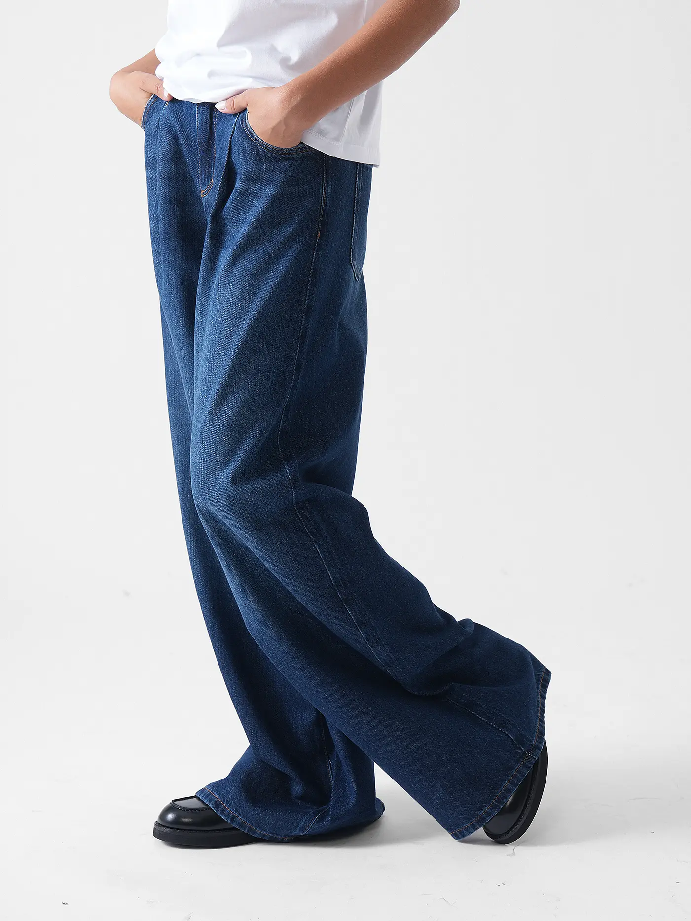 PNTS | Jeans Wide Leg 14_THE GENT | dunkelblau
