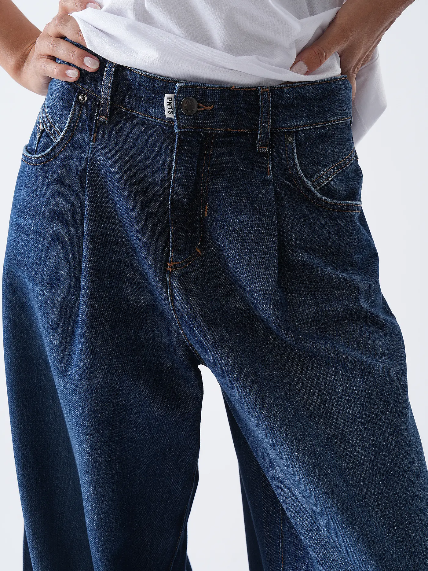 PNTS | Jeans Wide Leg 14_THE GENT | dunkelblau