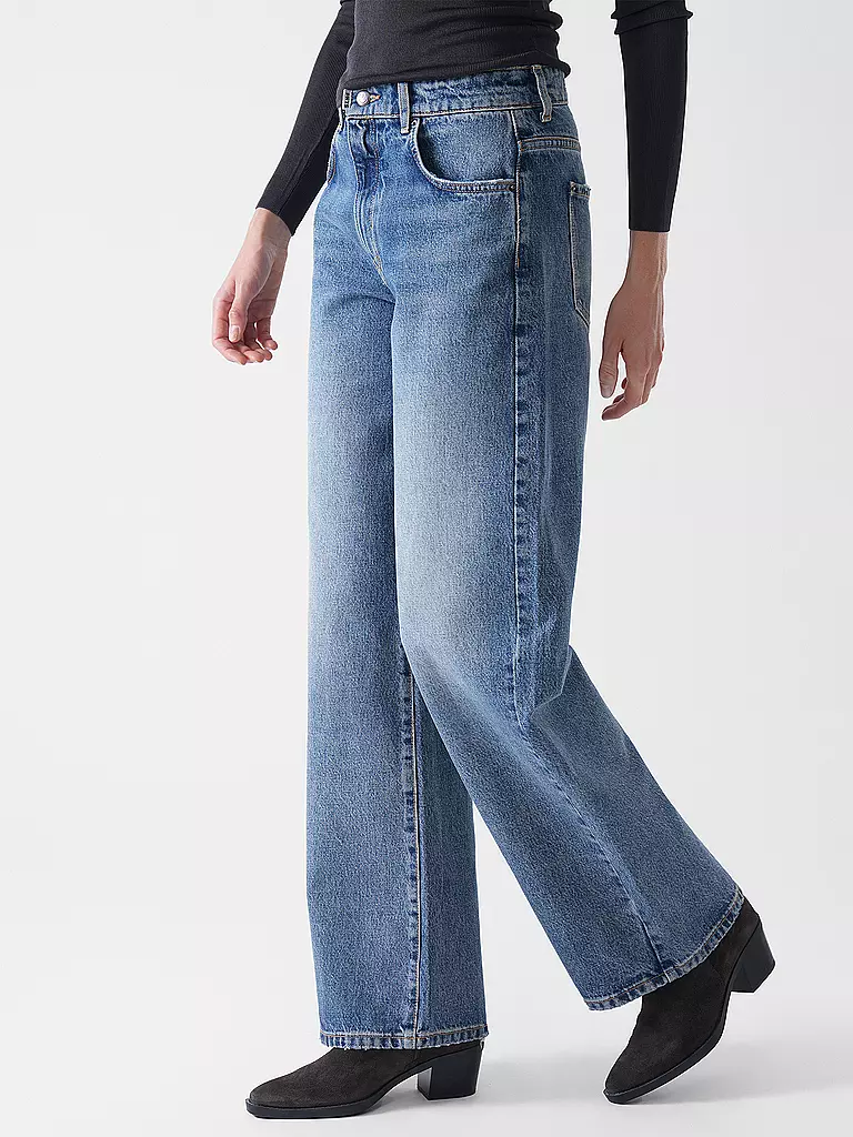 PNTS | Jeans Wide Leg 26_THE LOOSE | hellgrau