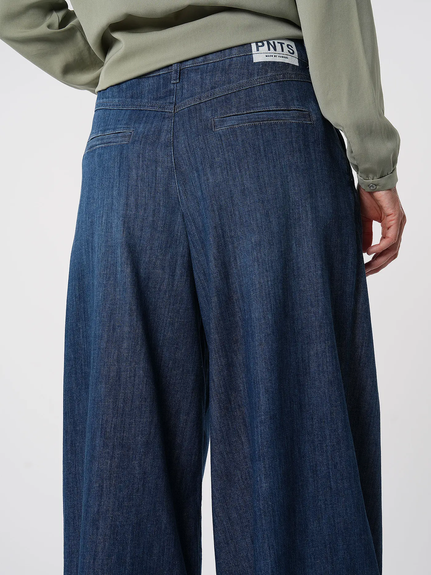 PNTS | Jeans Wide Leg THE GENT | blau
