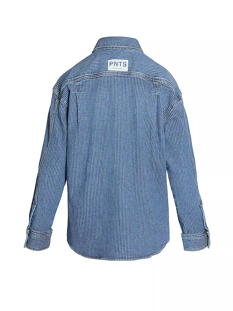 PNTS | Jeansbluse 27_THE SUIT UP | dunkelblau