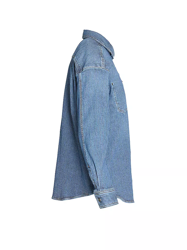 PNTS | Jeansbluse 27_THE SUIT UP | dunkelblau