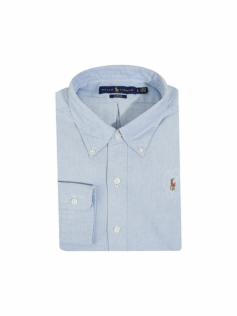 POLO RALPH LAUREN Hemd Slim Fit blau | S Image