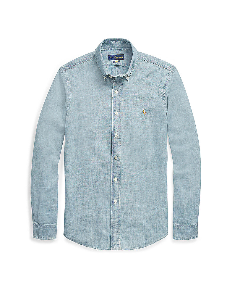 POLO RALPH LAUREN Hemd Slim Fit hellblau | XXL