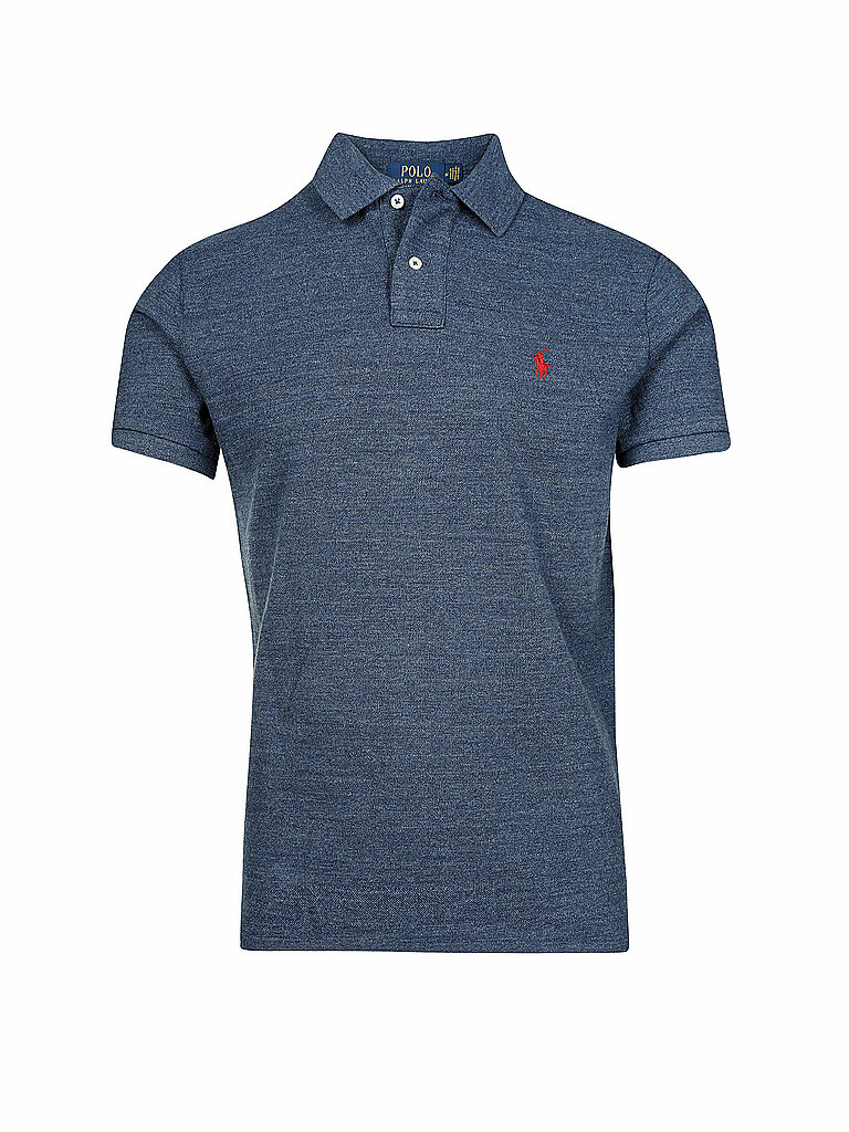 POLO RALPH LAUREN Poloshirt Custom-Slim-Fit blau