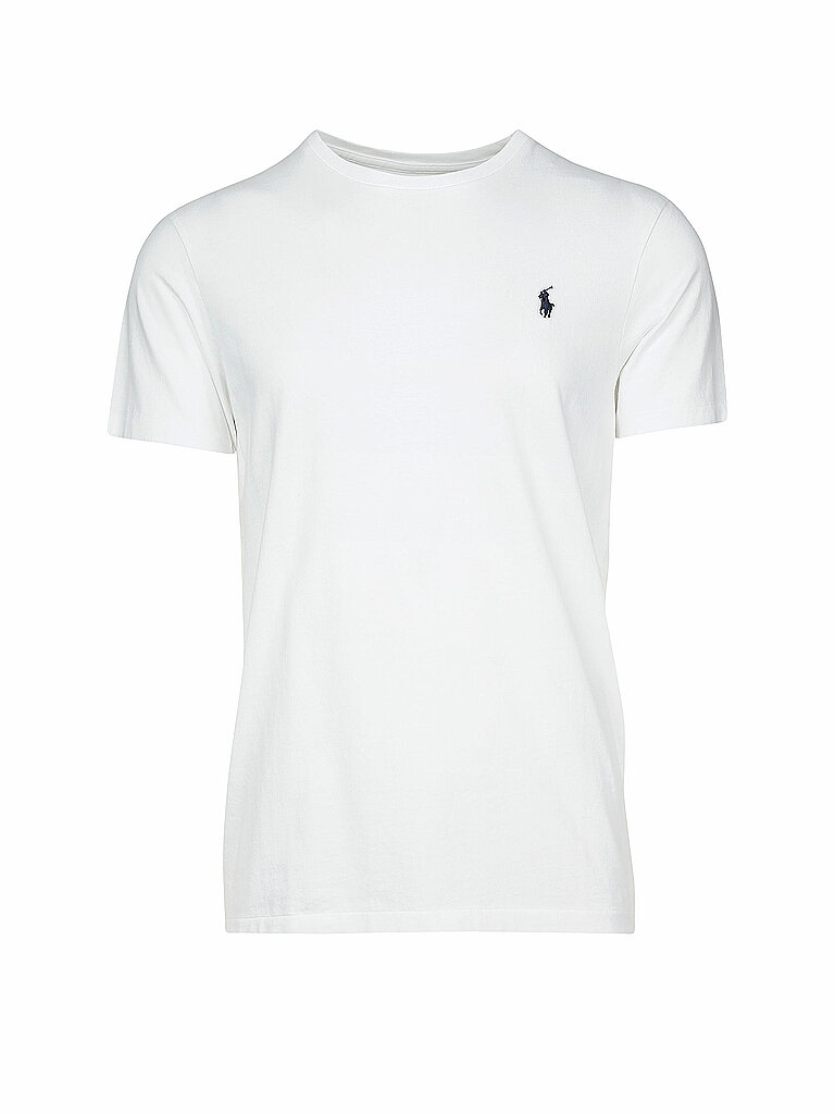 POLO RALPH LAUREN T-Shirt Custom-Slim-Fit weiss