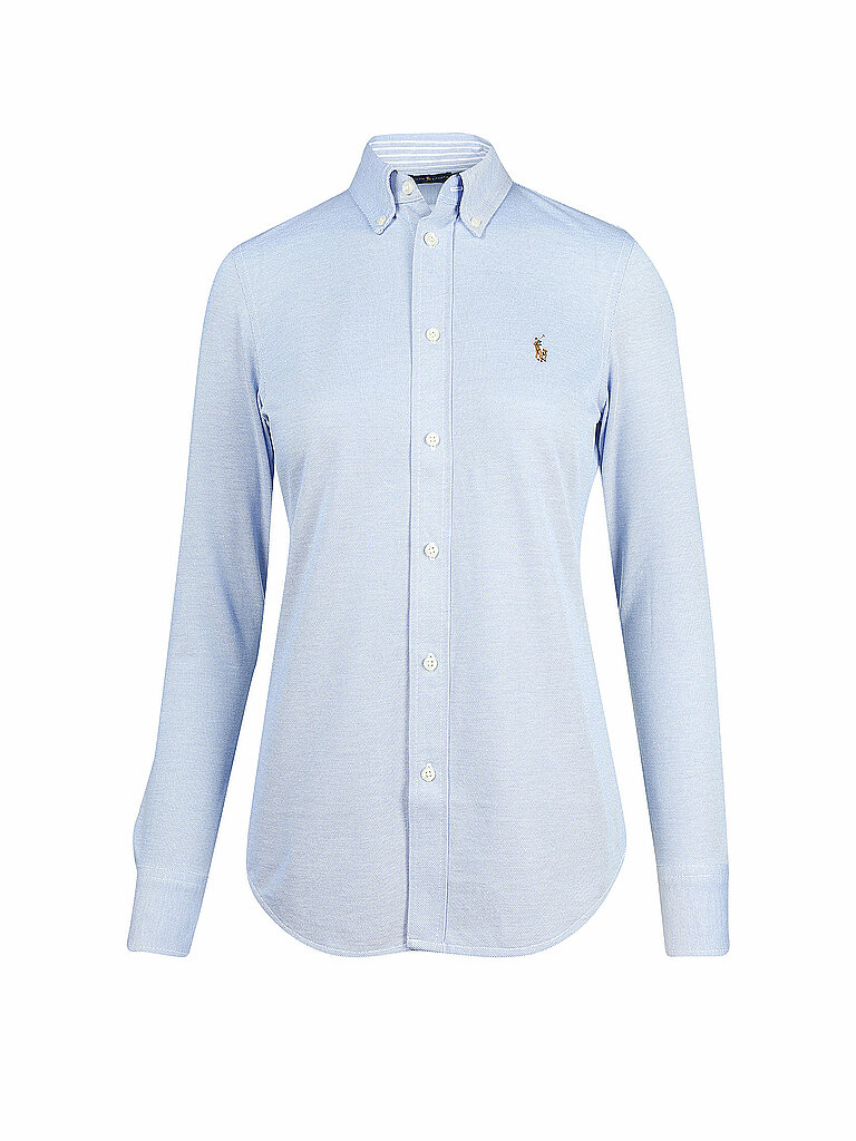 POLO RALPH LAUREN Bluse Skinny Fit HEIDI hellblau