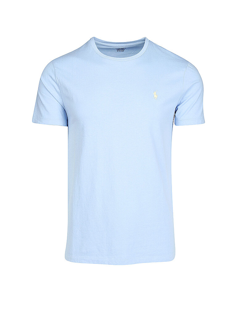 POLO RALPH LAUREN T-Shirt Custom-Slim-Fit hellblau