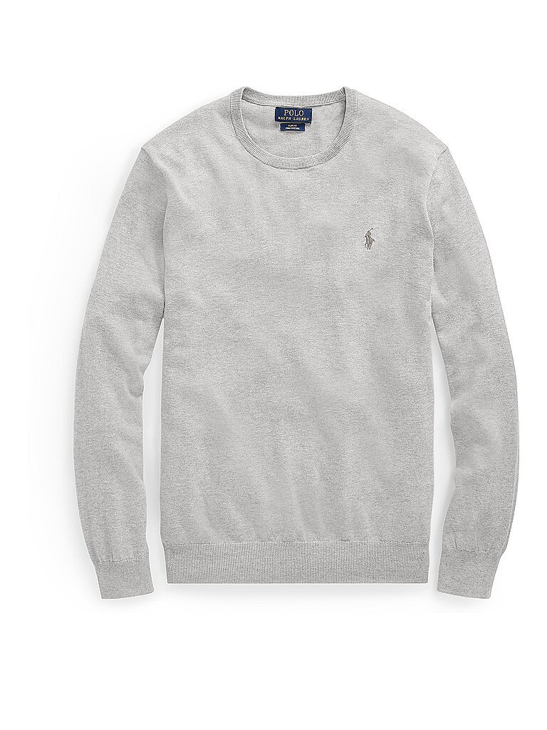 POLO RALPH LAUREN Pullover Slim Fit grau