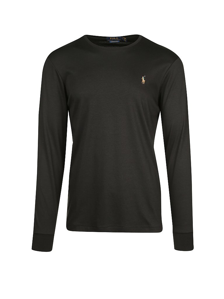 POLO RALPH LAUREN Langarmshirt schwarz | M