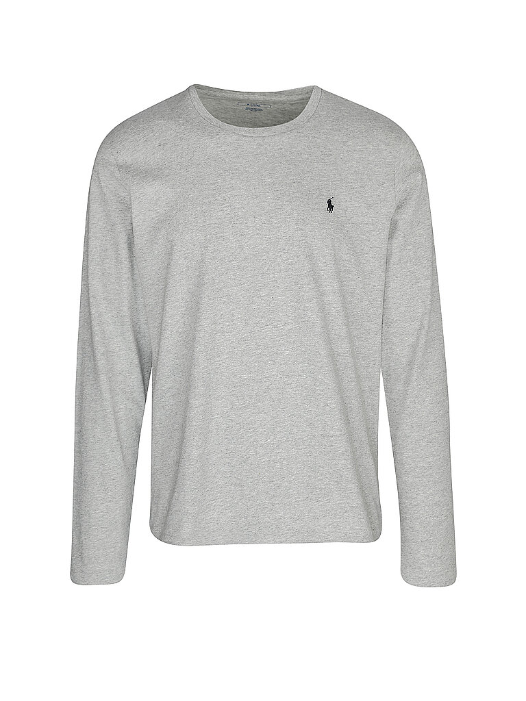 POLO Pyjama Langarmshirt grau XXL herren
