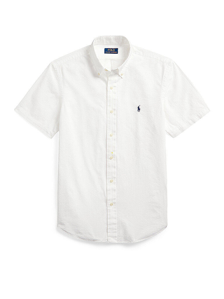 POLO Hemd Custom Fit weiss M herren