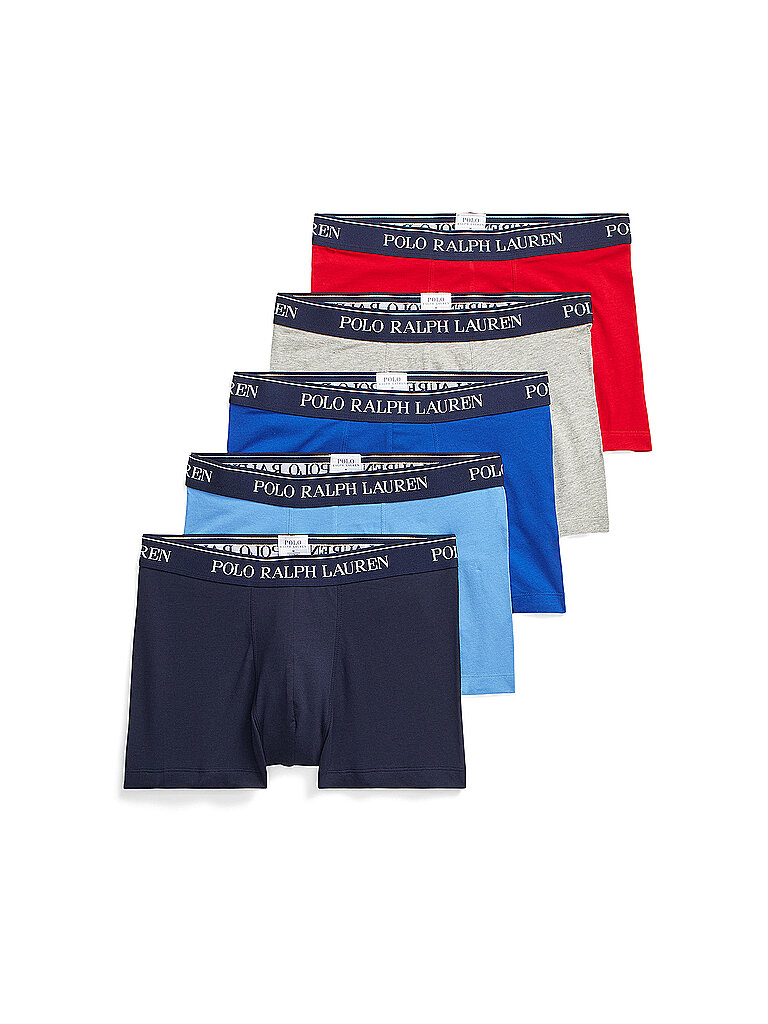 POLO RALPH LAUREN Pants 5-er Pkg blau grau rot blau | M
