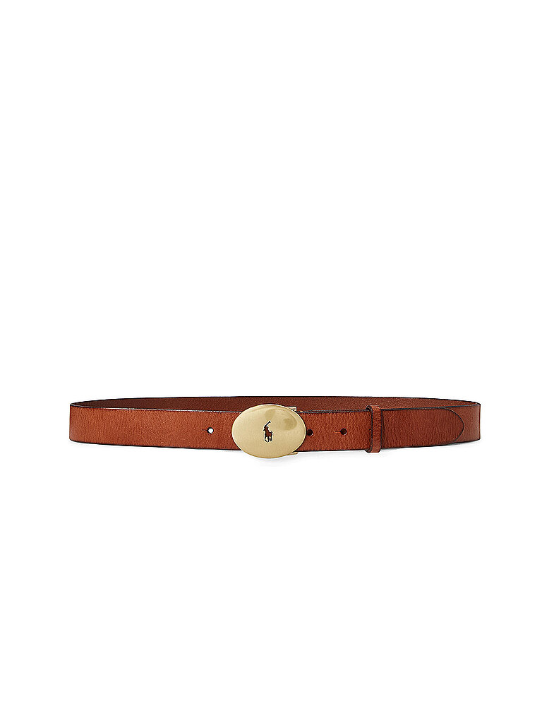 POLO Ledergürtel braun M damen
