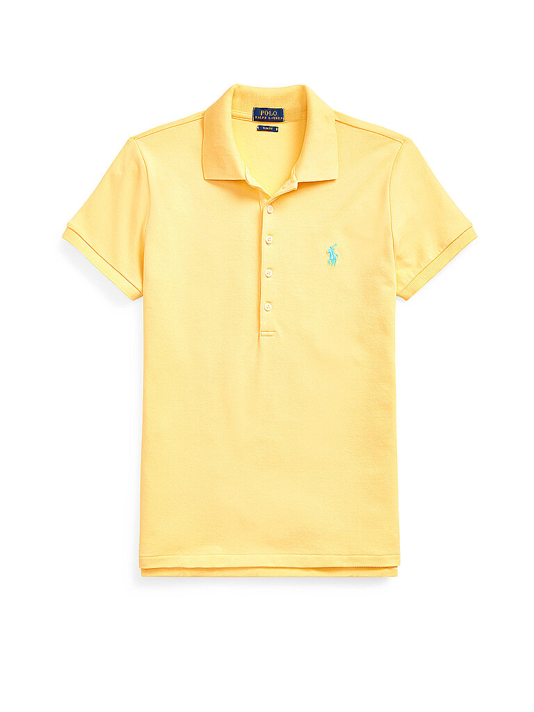 POLO Poloshirt Slim Fit JULIE gelb S damen