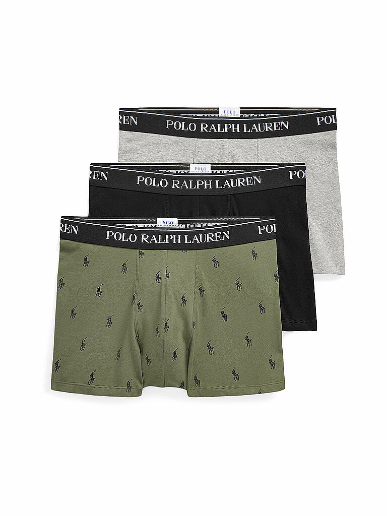 POLO RALPH LAUREN Pants 3er Pkg grdn trl aop olive