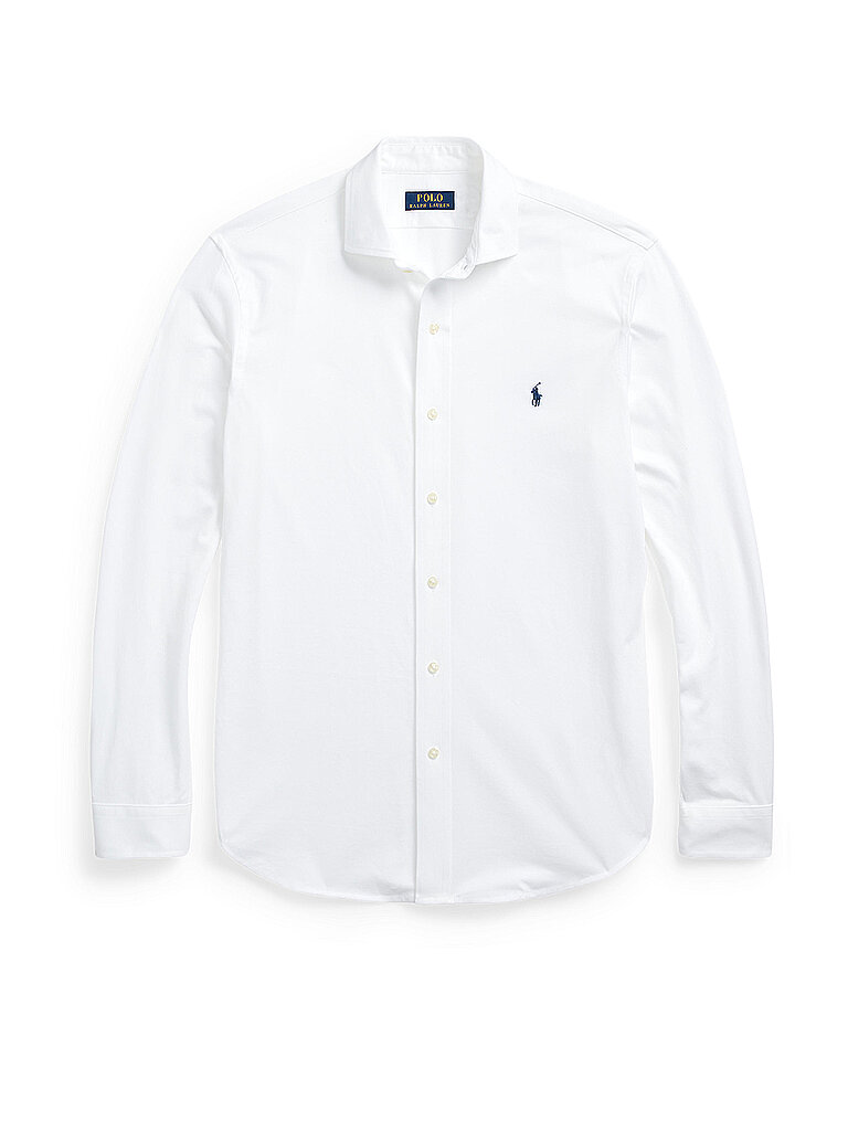 POLO RALPH LAUREN Jerseyhemd Slim Fit weiss