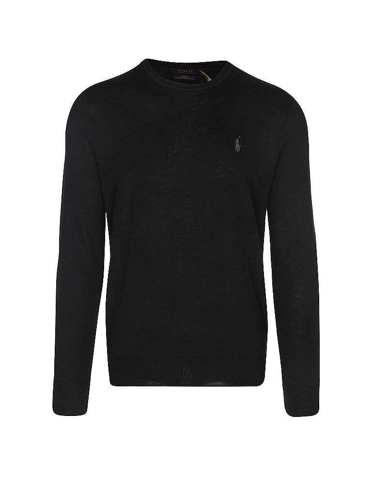 POLO RALPH LAUREN Pullover Slim Fit schwarz