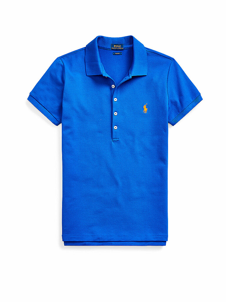 POLO RALPH LAUREN Poloshirt Slim Fit JULIE blau
