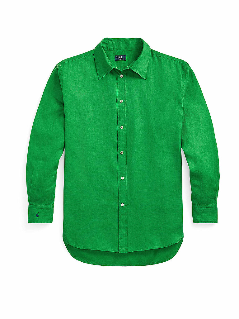 POLO RALPH LAUREN Leinenbluse grün