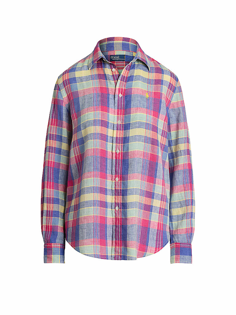 POLO RALPH LAUREN Leinenbluse blau