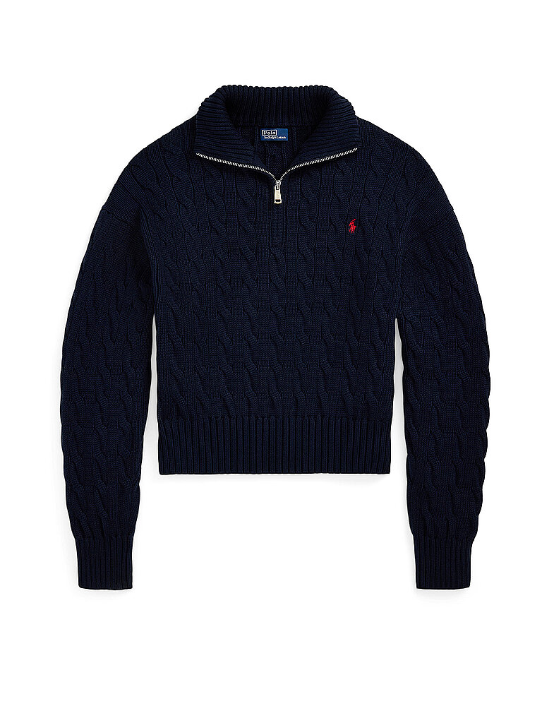 POLO Troyer Pullover dunkelblau L damen