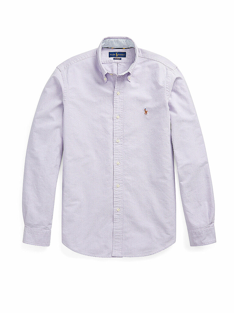 POLO Hemd Custom Fit lila M herren