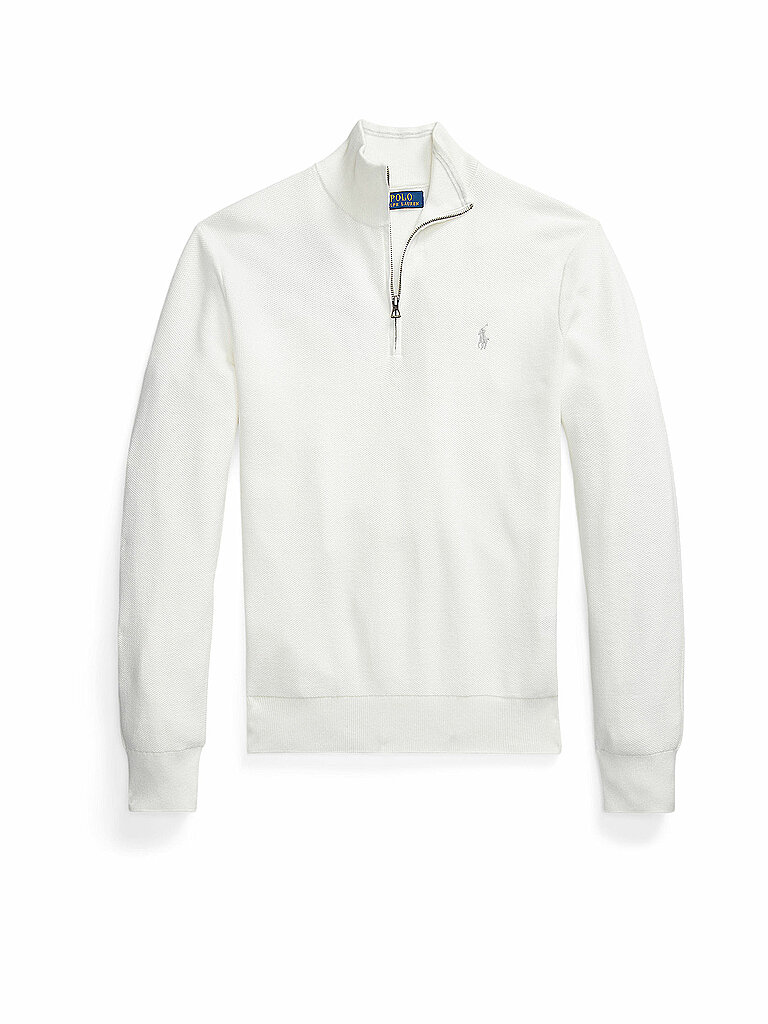 Polo Ralph Lauren Quarter Zip Sweater White