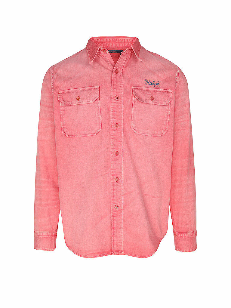 POLO Overshirt rot L herren