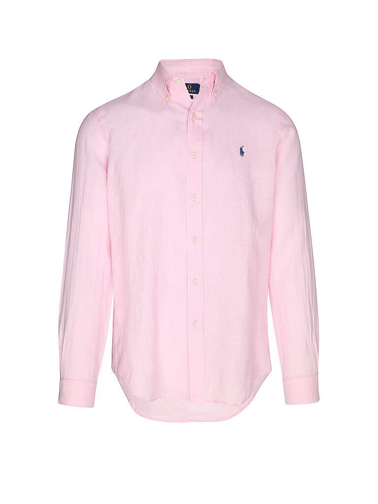 POLO RALPH LAUREN Leinenhemd Custom Fit rosa | S