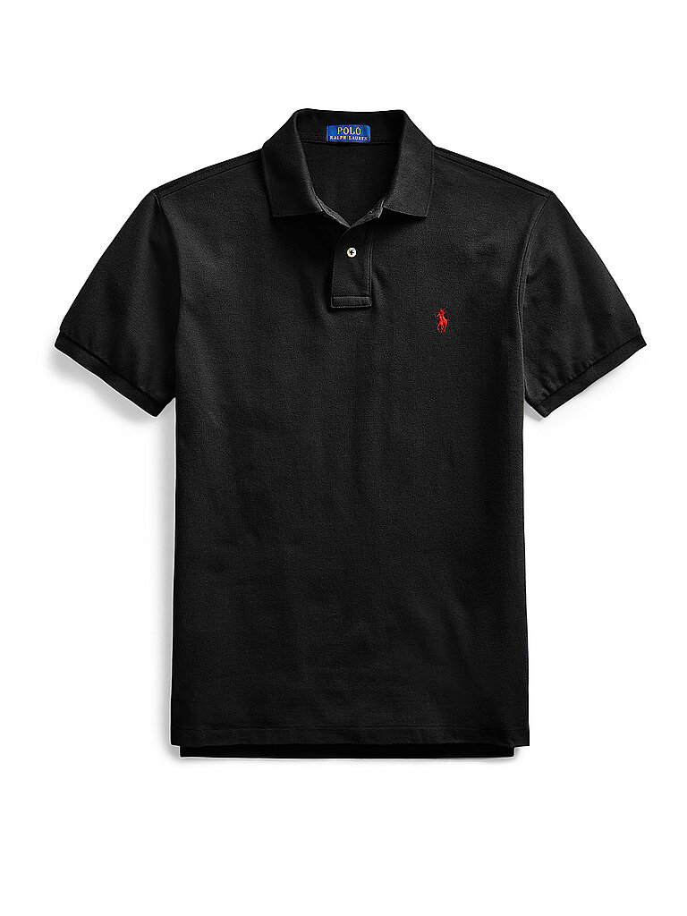 POLO Poloshirt Slim Fit schwarz XL herren