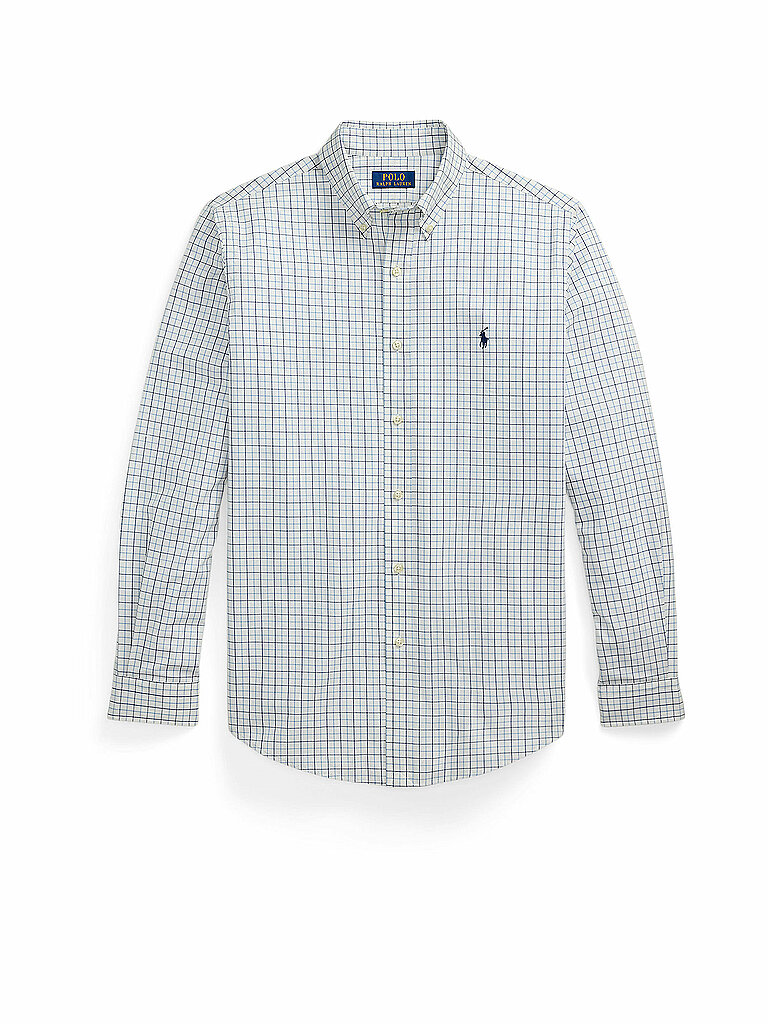 POLO Hemd Custom Fit creme S herren