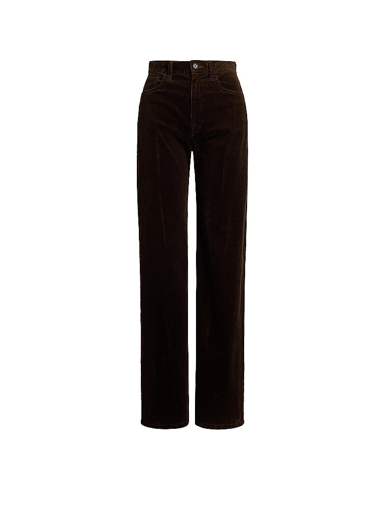 POLO Cordhose Flared Fit braun 42 damen
