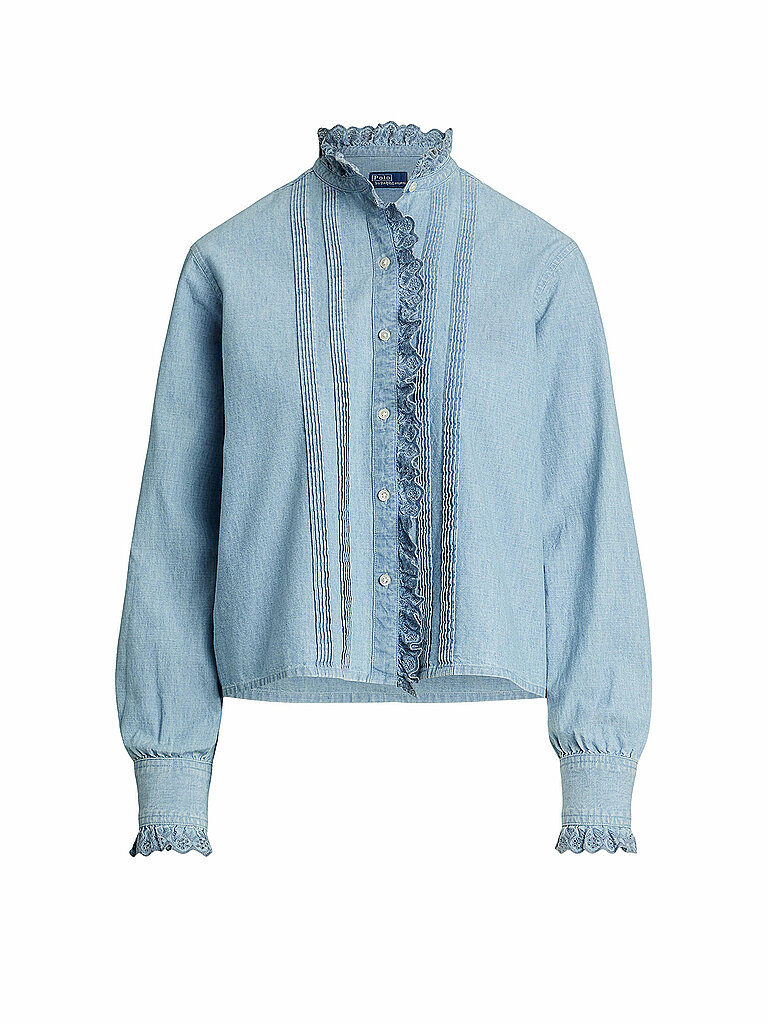 POLO RALPH LAUREN Bluse blau | 42