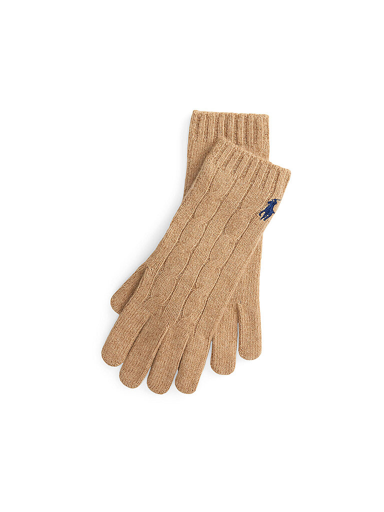 POLO RALPH LAUREN Handschuhe camel | ONE SIZE