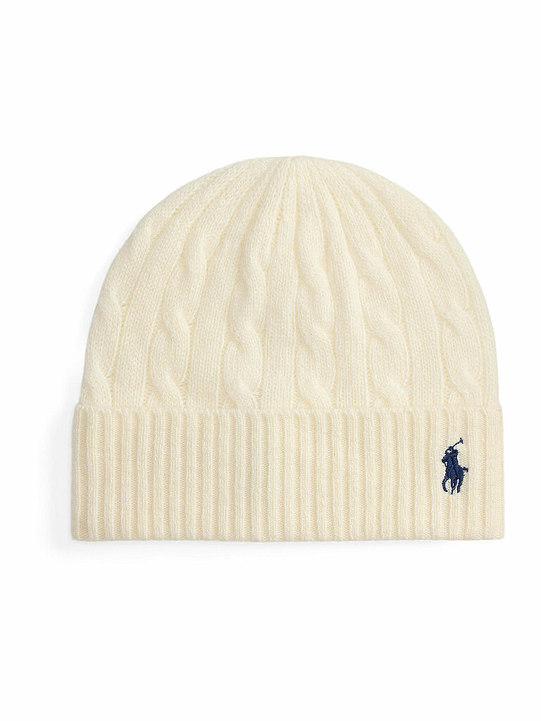 POLO RALPH LAUREN Mütze - Haube creme | ONE SIZE