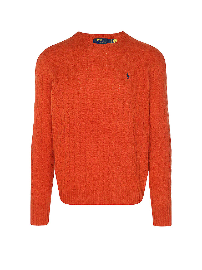 Polo Ralph Lauren Cable Knit Sweater Orange