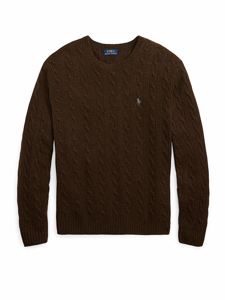 Polo Ralph Lauren Cable Knit Sweater Brown
