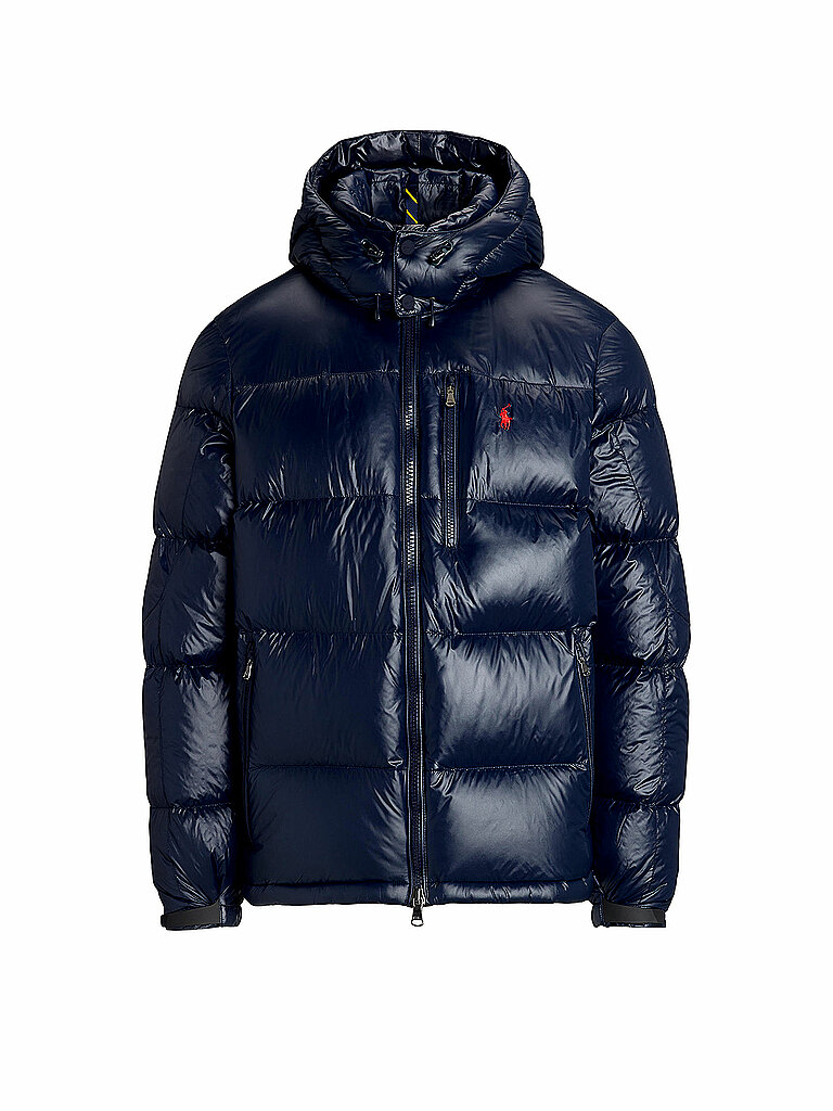Polo Ralph Lauren Puffer Jacket Gorham Glossy Dark Blue