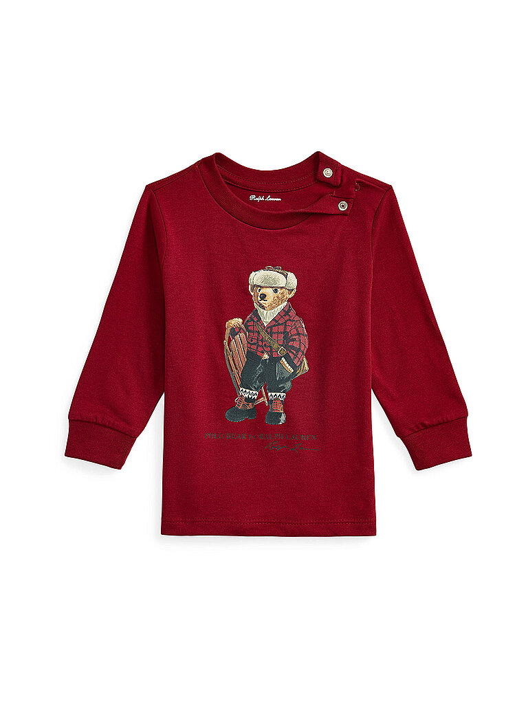 POLO RALPH LAUREN Baby Langarmshirt dunkelrot