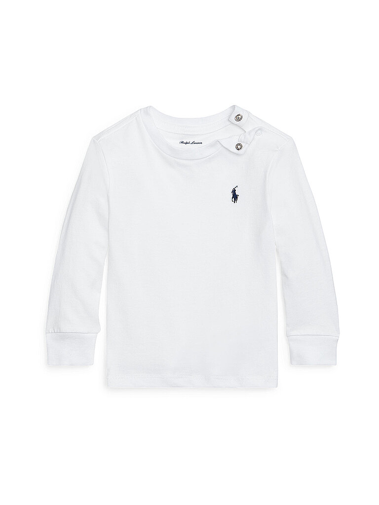 POLO RALPH LAUREN Baby Langarmshirt weiss | 74