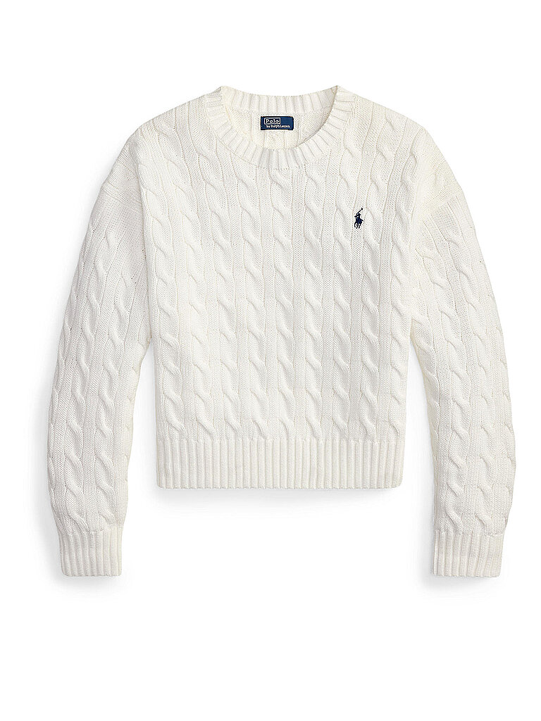 POLO Pullover weiss L damen
