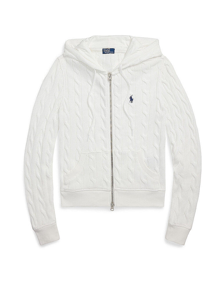 POLO RALPH LAUREN Sweatjacke  weiss | L