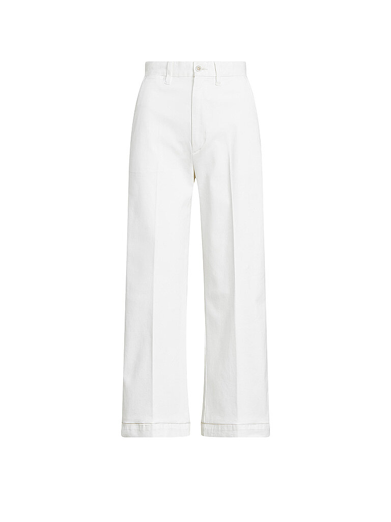 POLO RALPH LAUREN Marlenehose  weiss | 36