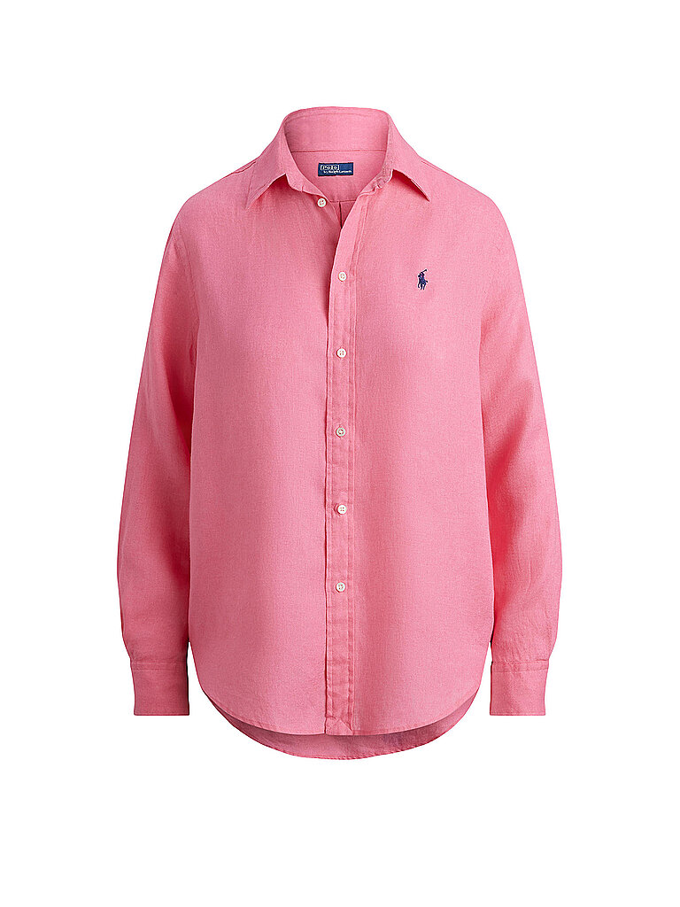 POLO Leinenbluse pink S damen